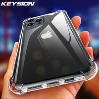 keysion shockproof clear case for iphone 12 12 pro max transparent soft silicone phone back cover for iphone 12 mini 2020 new