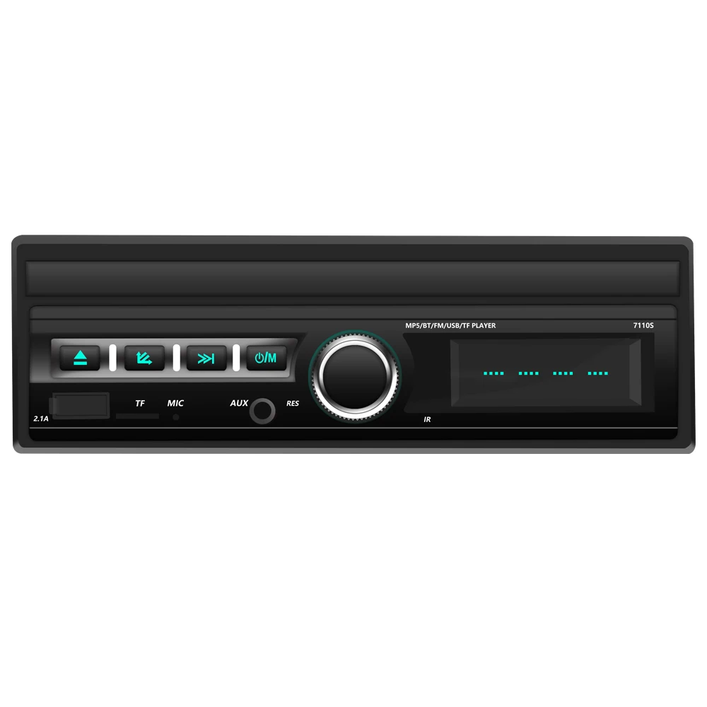 Camecho 1 Din автомобильное радио Bluetooth зеркало ссылка Автомобильный мультимедийный плеер сенсорный экран Выдвижной MP5 плеер USB аудио стерео радио