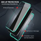 Магнитный чехол с полной защитой 360 градусов для Huawei P40 Pro Lite Y9 Prime 2019 P Smart Z Honor 9x, металлический бампер, двойное стекло, чехол