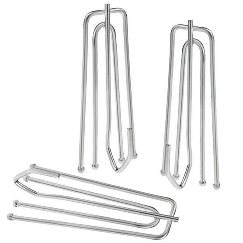 100 шт./лот занавес ленты крюк четыре вилки Крюк Аксессуары для штор ткань