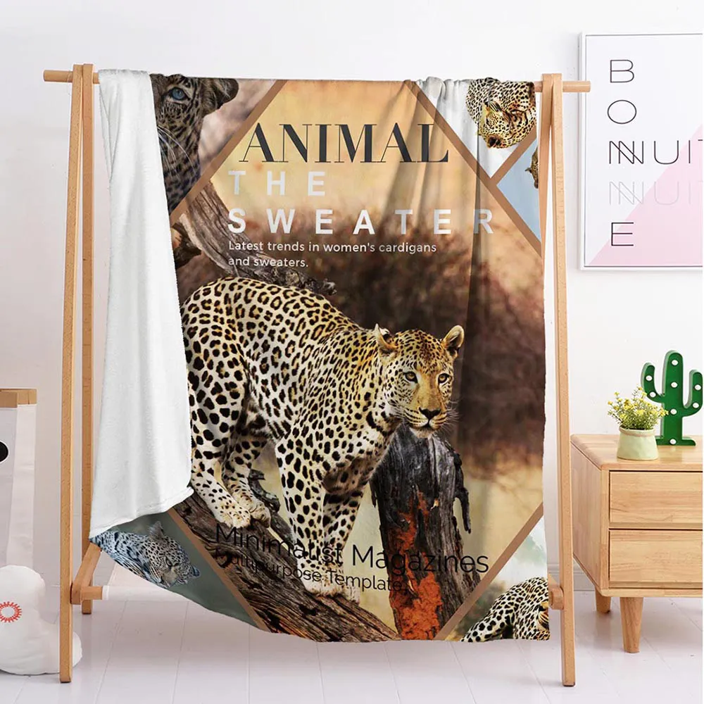 Prezzo 2020 King Tiger Animal Coperte Personalizzate Coperta Da Tiro Di Grandi E Piccole Dimensioni Coperta Da Tappezzeria Coperta Da Letto Coperta Di Flanella
