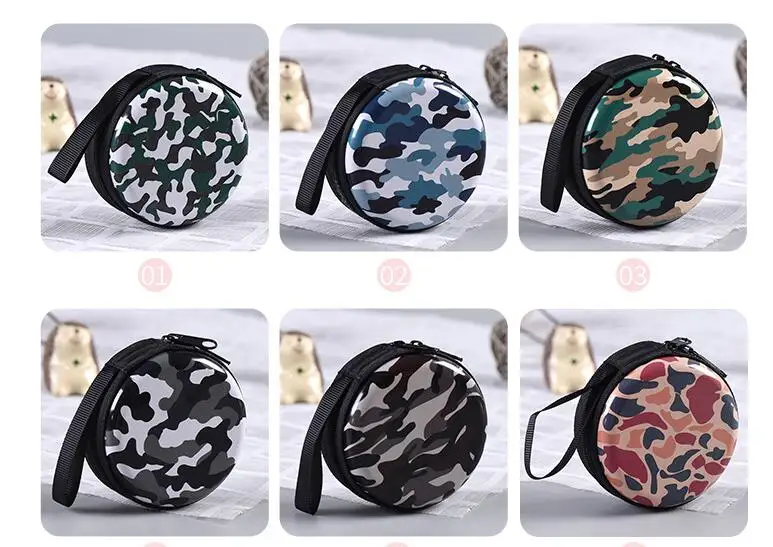 

Children Boy Girl Coin Bags New Fashion Round Coin Money Earphone Box Pouch Case Wallet