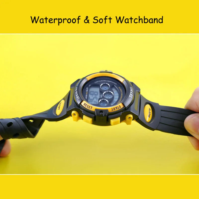 New Fashion Brand Smael Watches Led Digital Child Watch Student Sport 50M Waterproof Alarm Clock erkek kol saati | Наручные часы
