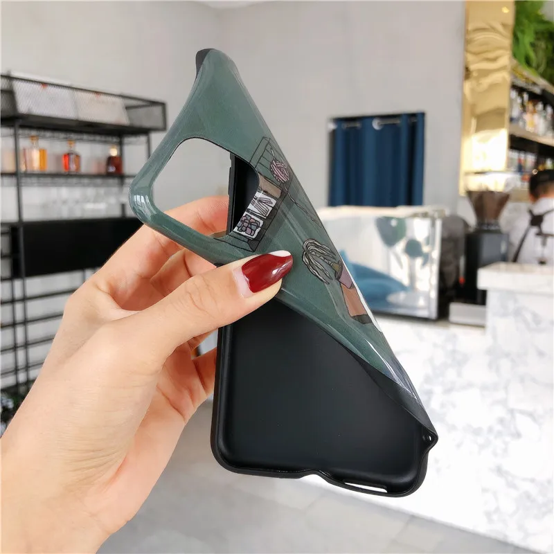 Чехол для iPhone XS MAX X 11 Pro XR 7 8 6 6s Plus мягкий чехол с изображением кота|Бамперы| |
