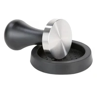 coffee tamper set51 mmespresso stamp with flat stainless steel baseespresso hand tamper with coffee tamper mat