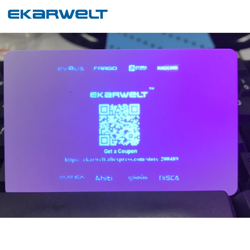 R2011-UV blue ribbon invisiable 1000 Prints compatible for evolis Pebble Dualys printers | Компьютеры и офис