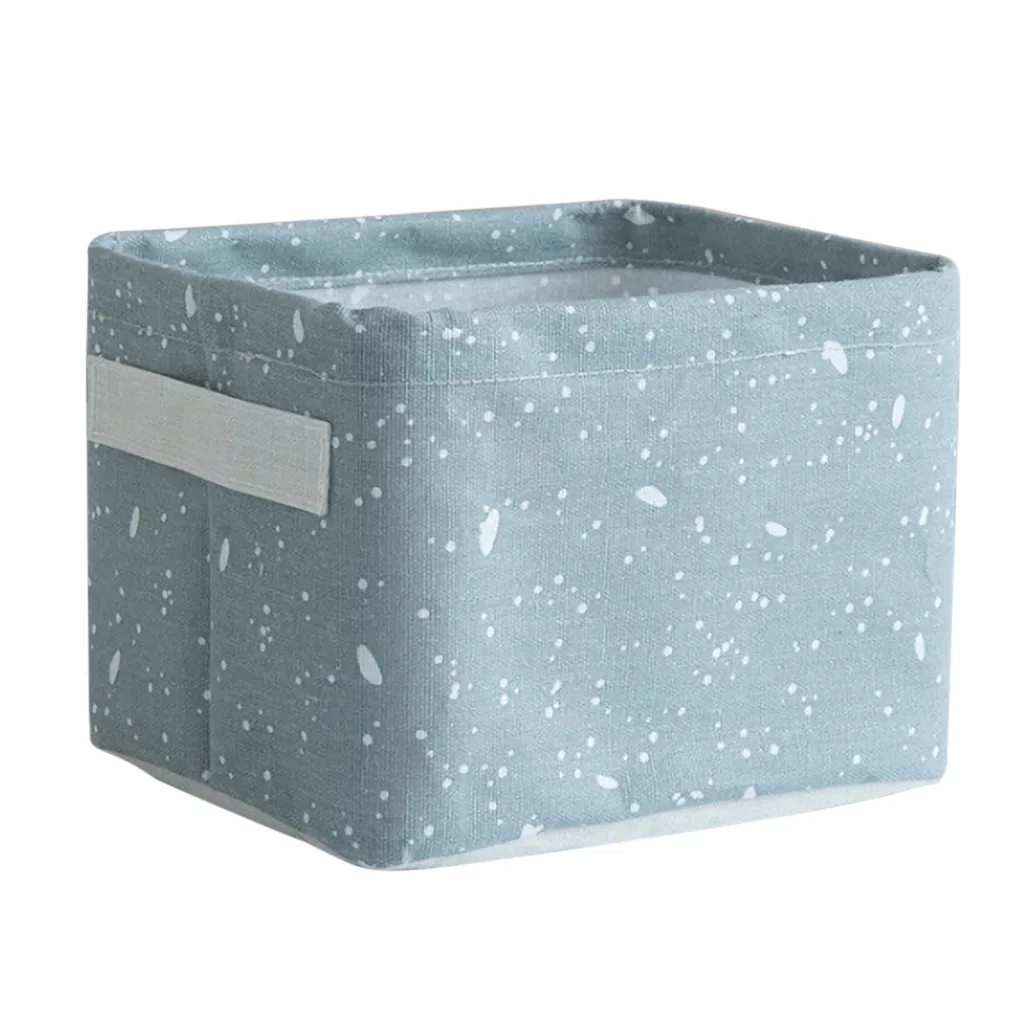 Складной ящик для хранения из хлопчатобумажной льняной ткани настенный шкаф