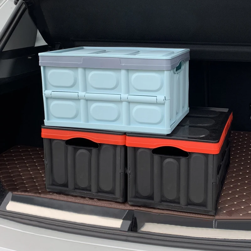 

30L автомобильный Органайзер, складная автомобильная коробка для хранения багажника, многофункциональная складная коробка для хранения, су...