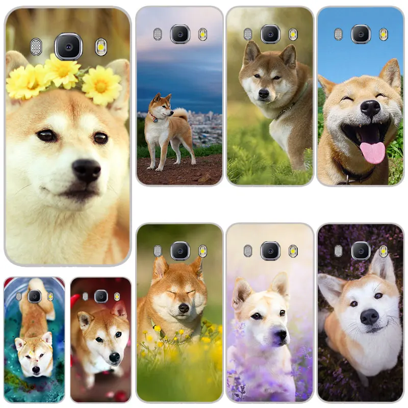 Силиконовые чехлы с забавной собакой Сиба ину для Samsung Galaxy J2 J4 Core J6 Plus J7 Prime Duo Max TPU