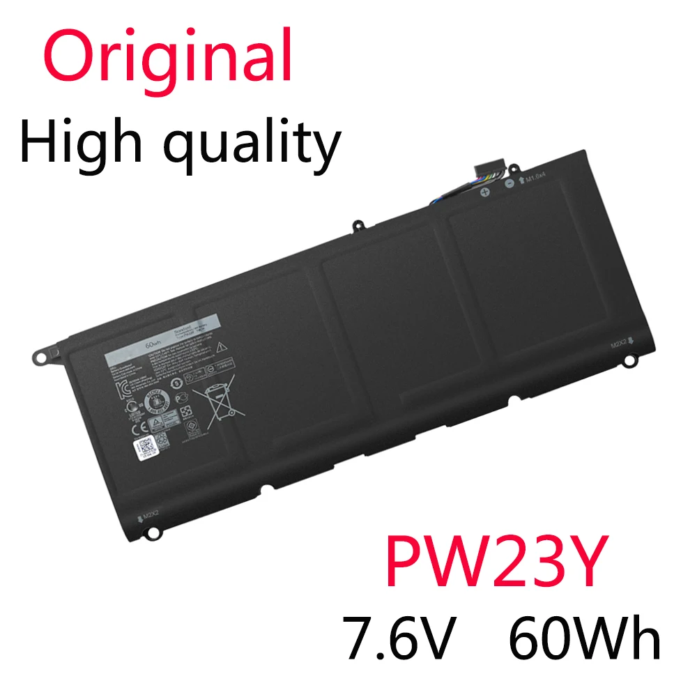 

Новый оригинальный аккумулятор PW23Y для DELL XPS 13 9360 серии RNP72 TP1GT 7,6 в 60 Вт/ч