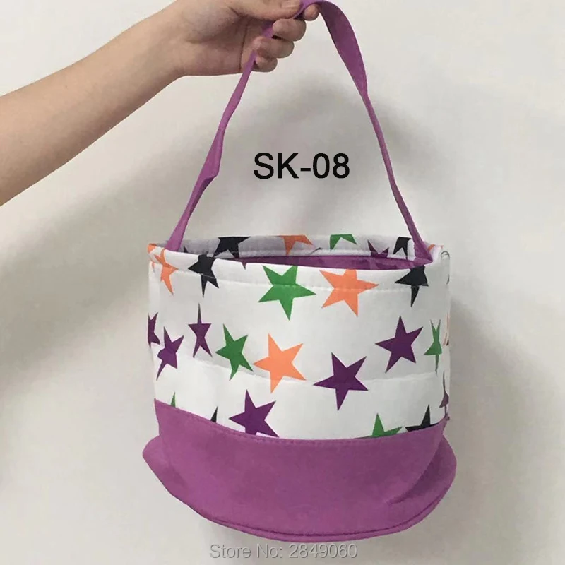 Корзина для Хэллоуина 100 шт./лот Хэллоуин ведро оптом холщовые сумки детские