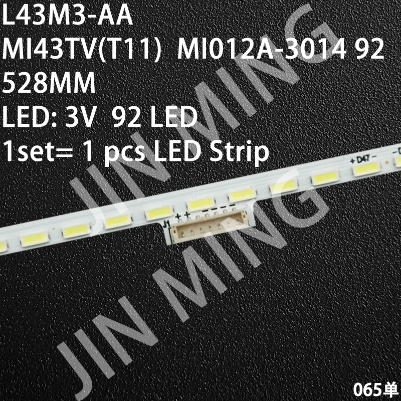 

LED strip For xiaomi L43M3-AA MI43TV(T11) MI012A-3014 MI012A 6-04-22