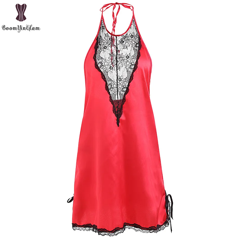 Сексуальное нижнее белье Женская атласная Шелковая пижама для медового месяца