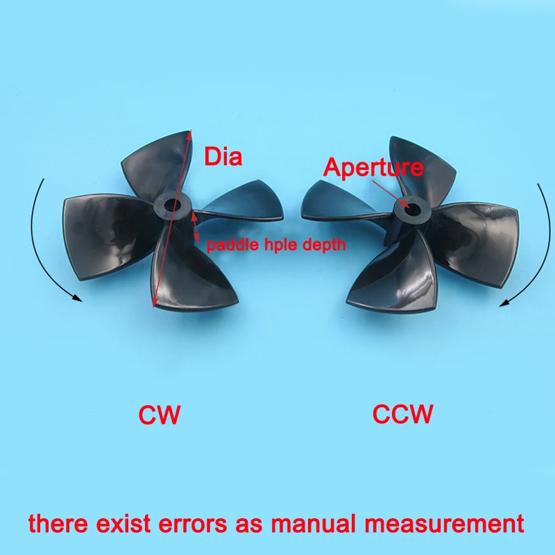 1 пара 4 лопастных пропеллеров