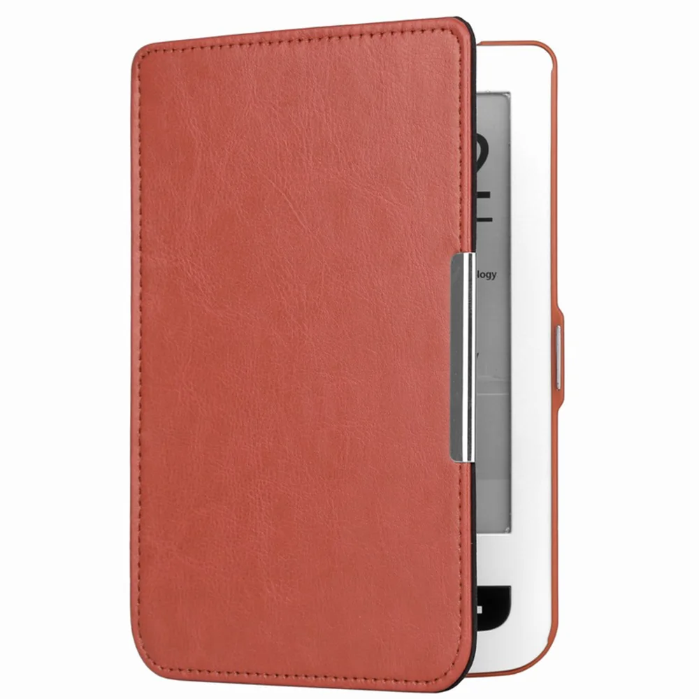 1pc Защитная оболочка для Pocketbook Basic Touch Lux 2 614/624/626 626 Plus из искусственной кожи
