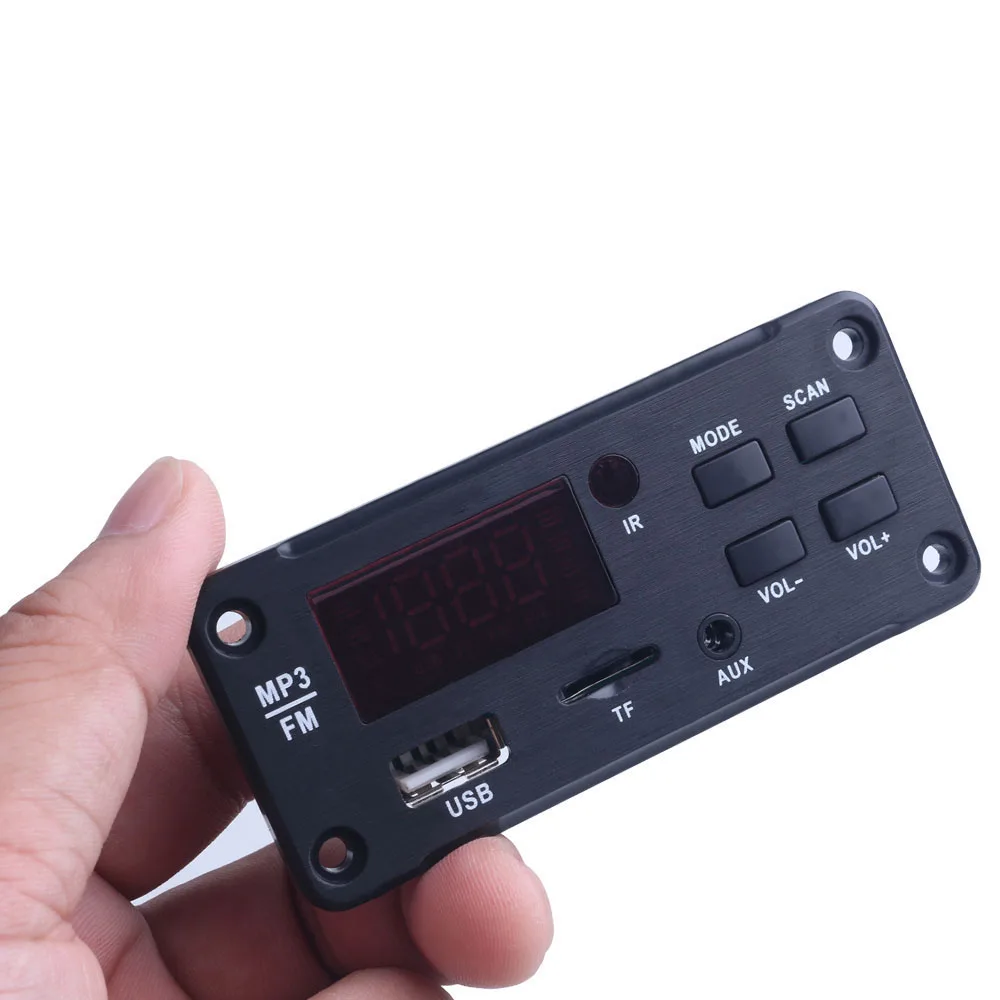 Car Wireless Bluetooth-compatible MP3 WMA Decoder Board Audio Module USB TF AUX FM Radio For Accessories | Автомобили и мотоциклы