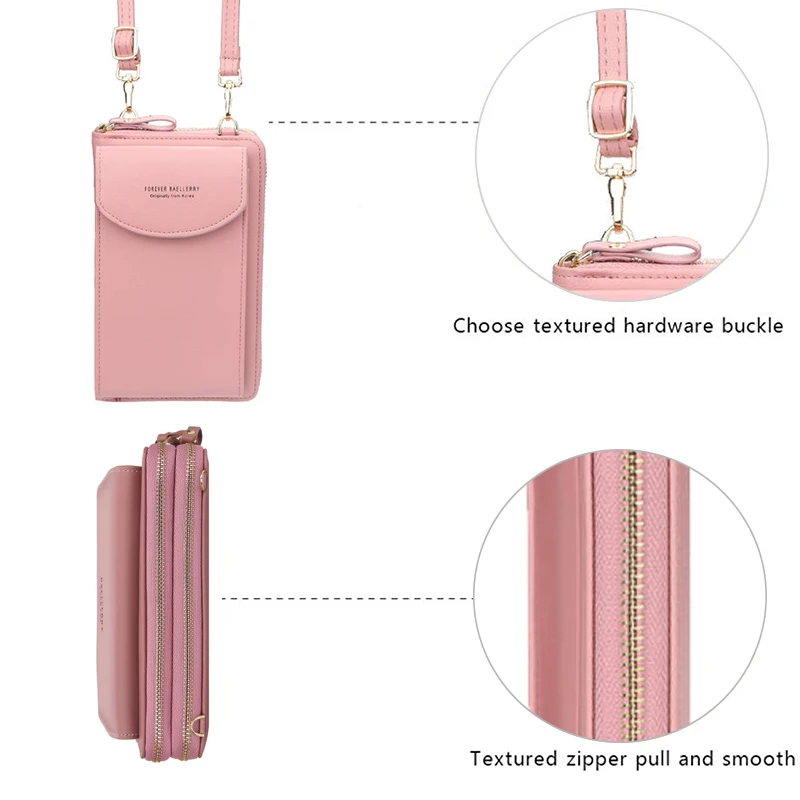 Baellerry Для женщин кошелек бренд мобильный телефон сумки большой с отделением для