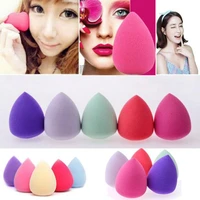 1pcs cosmetic puff powder puff smooth water drop shape makeup foundation sponge beauty make up puff accessories gourd shape puff