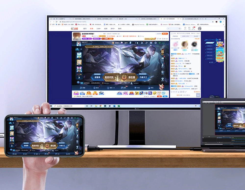 1080 60Hz HDMI-compatible Video Capture Card For Live Broadcast Meeting Switch PS4 Game Console Camera DV PC USB2.0 |