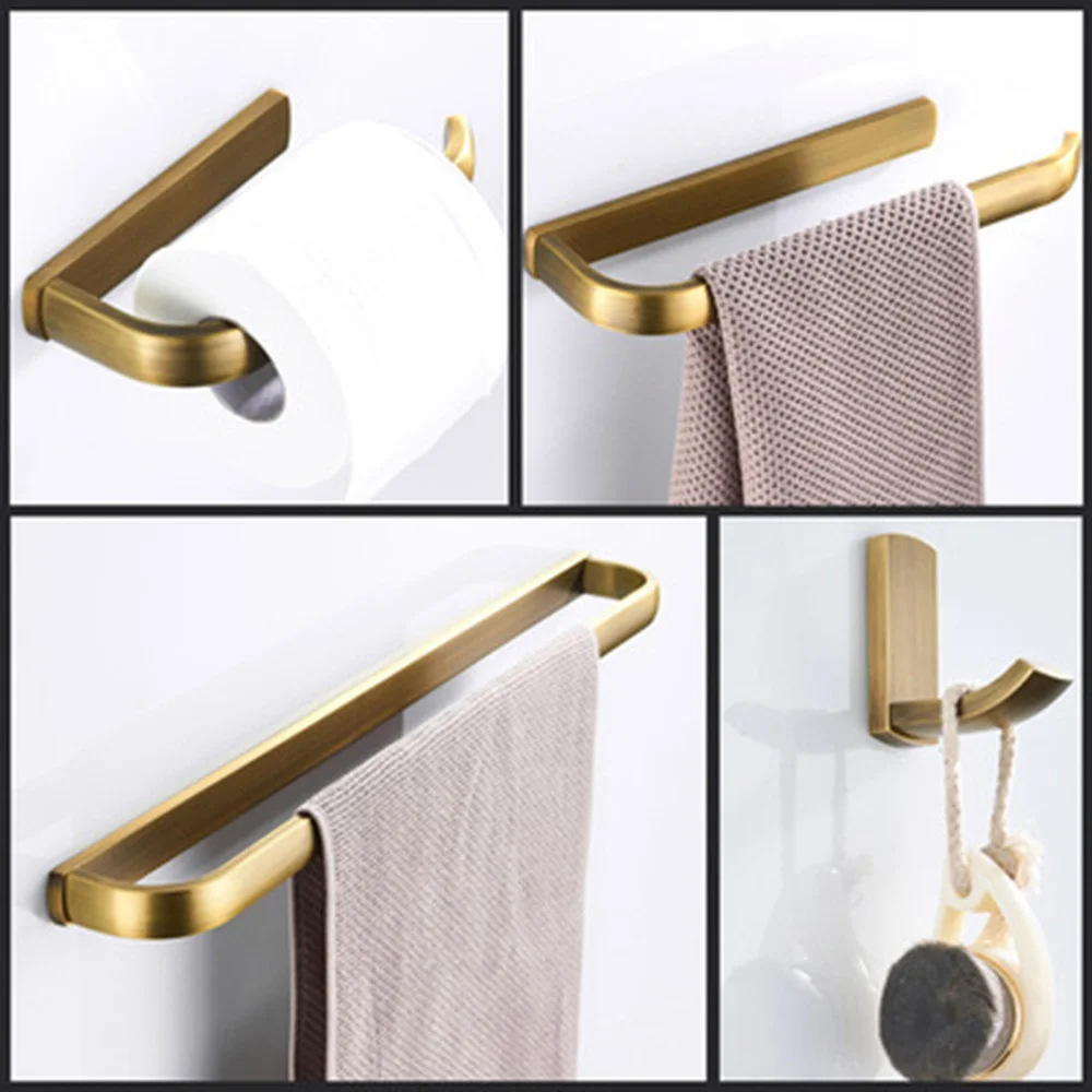 Банное оборудование комплект из 4 предметов держатель для полотенец аксессуары