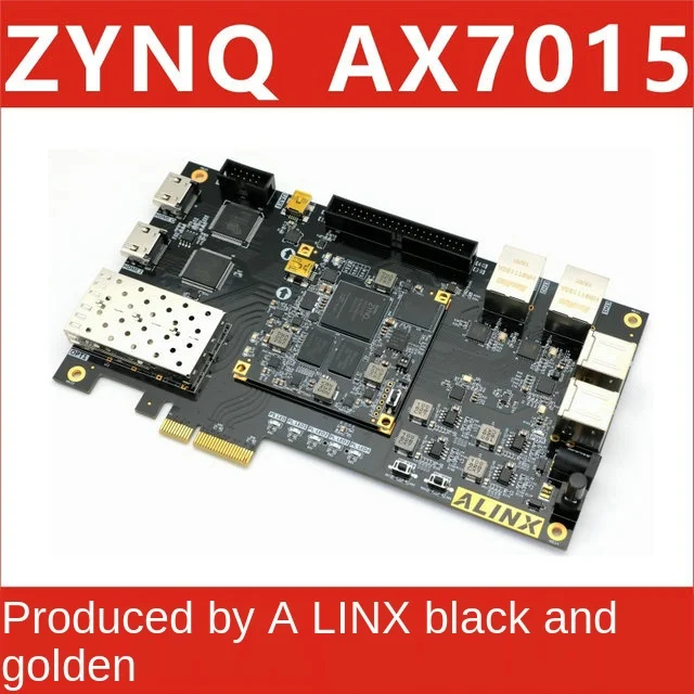 Черная Золотая макетная плата Alinx XILINX FPGA ZYNQ ARM 7015 PCIE HDMI zedboard ax7015|Органайзеры для
