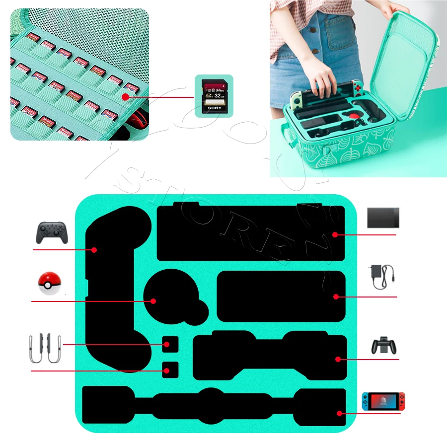 2021 новейшие аксессуары для Nintendo Switch NS EVA Защитная сумка путешествий Чехол Nintendoswitch