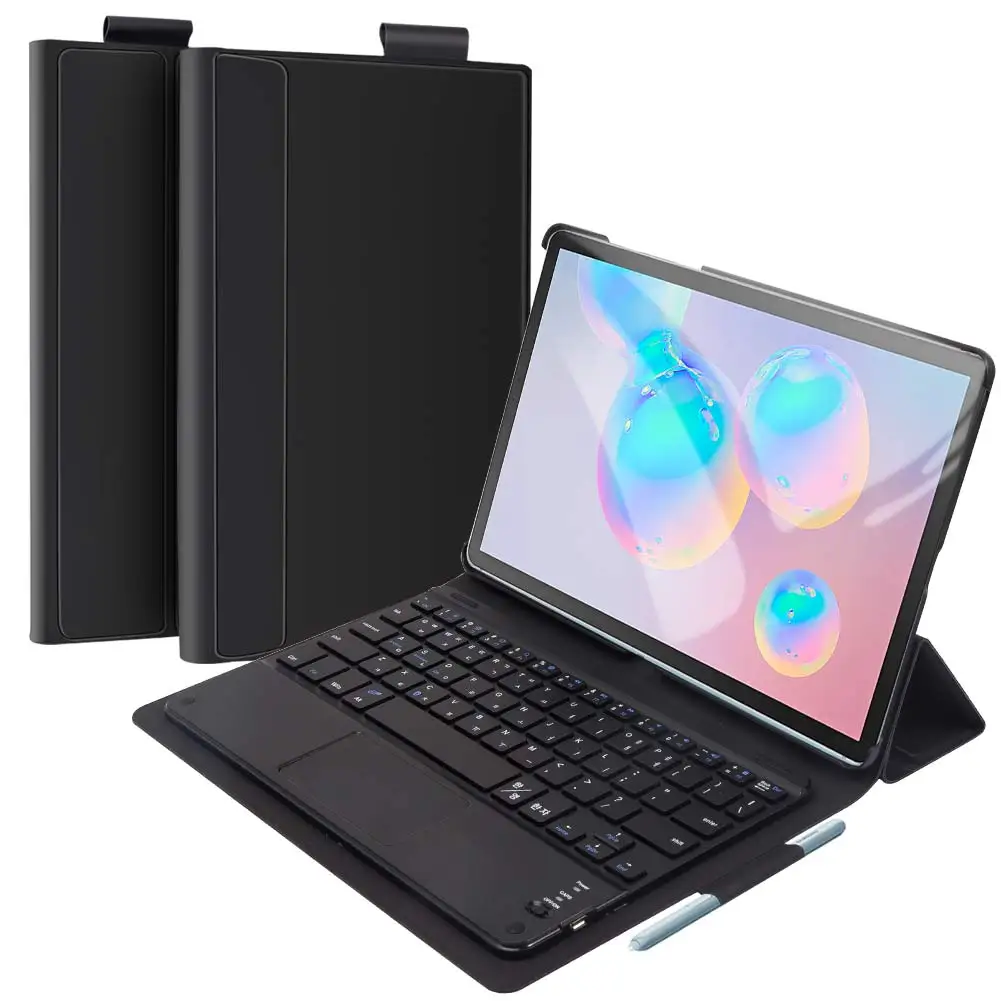 Для samsung Galaxy Tab S6 10," SM-860/T865 планшет с магнитной адсорбцией съемный чехол с клавиатурой Bluetooth и кожаный чехол