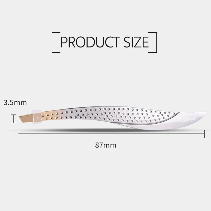 

1Pcs Eyebrow Tweezers Stainless Steel Hair Beauty Slanted Puller Stainless Steel Eye Brow Clips Makeup Tool