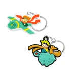 1 шт. брелоки из ПВХ нового дизайна, милые брелоки с мультяшным рисунком, трендовые брелоки в форме аниме для детей, сувенирные подарки для детей