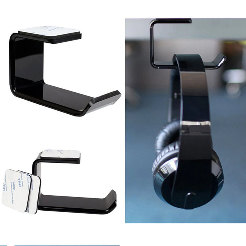 

Headphone Headset Holder Hanger Earphone Wall/Desk Display Stand Bracket Hanger Headphone Office Desk Organizer Home Storage