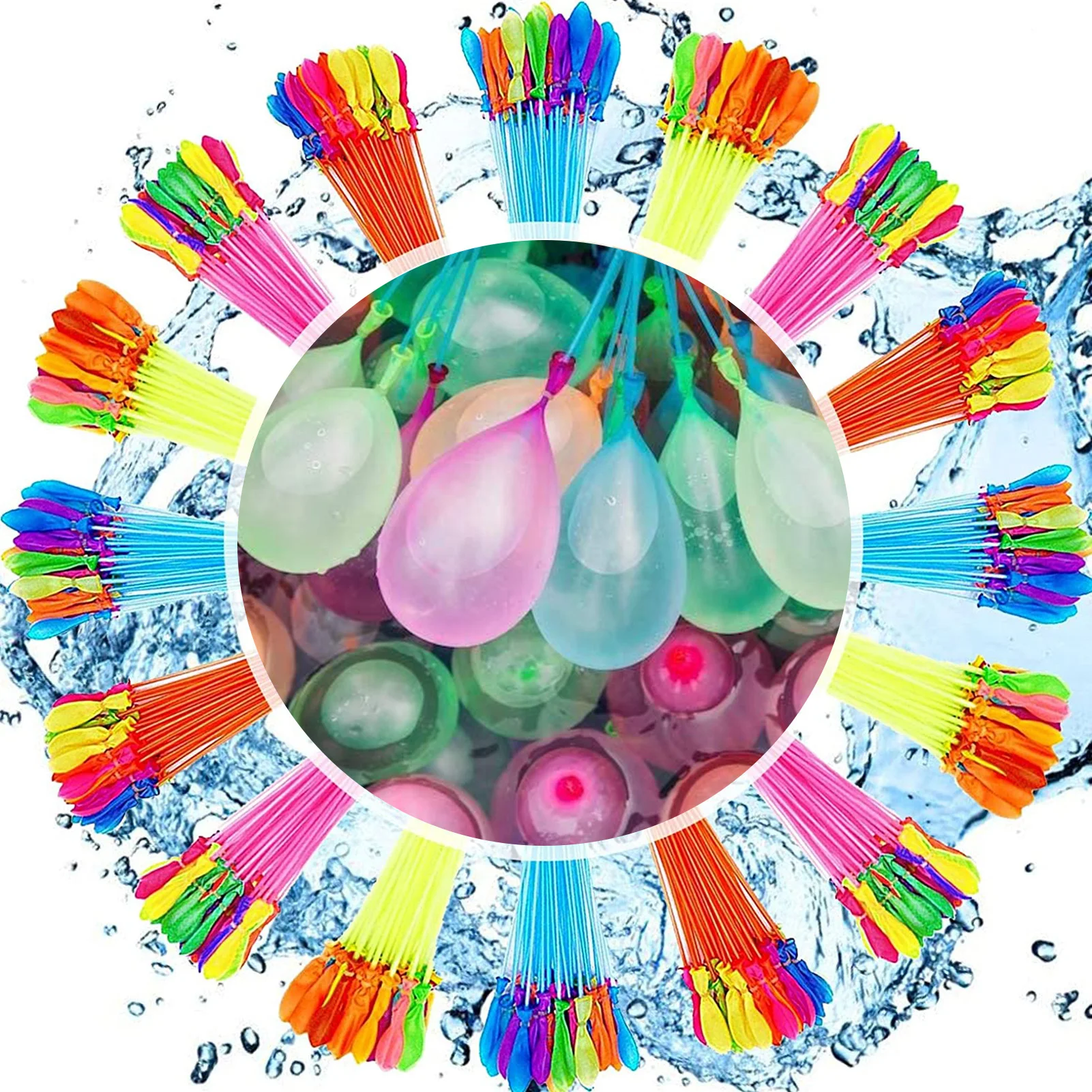 

Water Balloons For Kids Fast Fill 592 Balloons Summer Funny Party Games Kids Water Balloon Swimming Pool Outdoor Toy Balloon