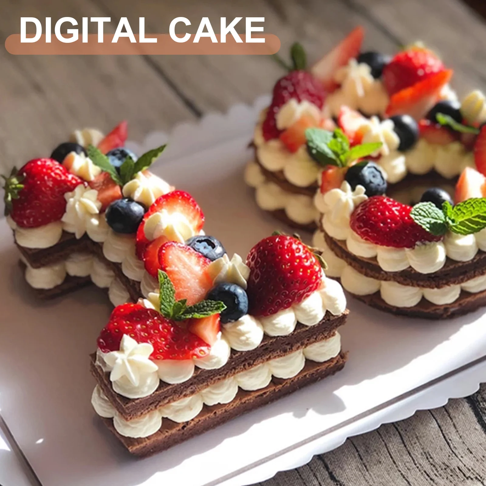 

VOGVIGO PET 0-8 Numbers Cake Mold Cake Decorating Tools Confeitaria Maker Birthday Cake Tools Pastry Mold For Baking/8/10inch