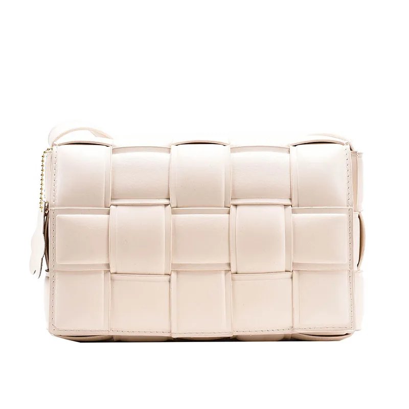

Weave Square Crossbody bag 2020 Fashion New Quality PU Leather Women's Designer Handbag High capacity Shoulder Messenger Bag