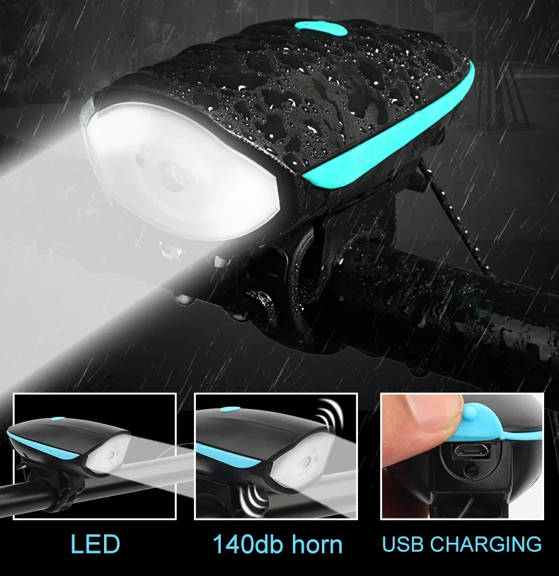 Многофункциональный велосипедный светильник USB аккумуляторная блики вспышки на