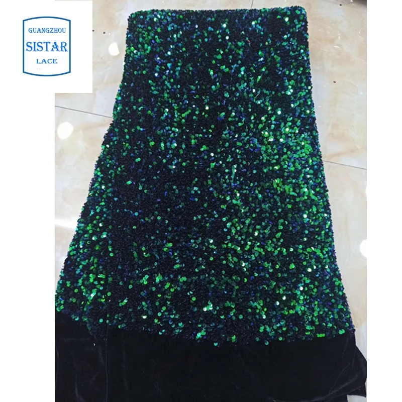 Оптовая продажа Высококачественная полностью блестящая французская кружевная