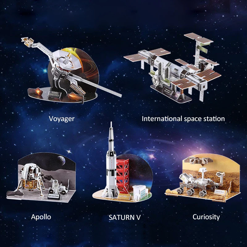 Новый 3D пазл Исследуйте Вселенной Аполлон любопытство Глобус космическая