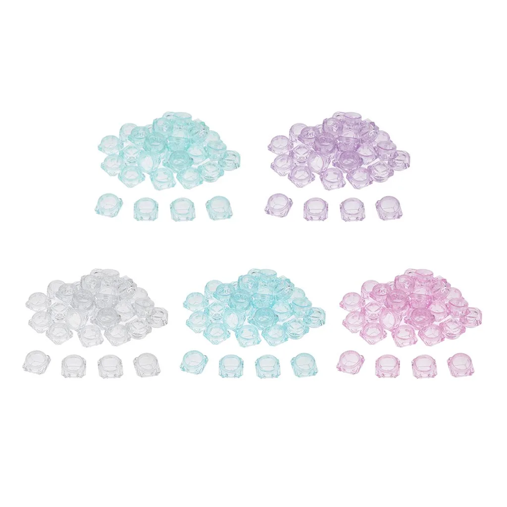 

30 комплектов/партия, 5 г небольшые Пустые контейнеры для образцов с крышки косметические баночки-без добавления бисфенола А