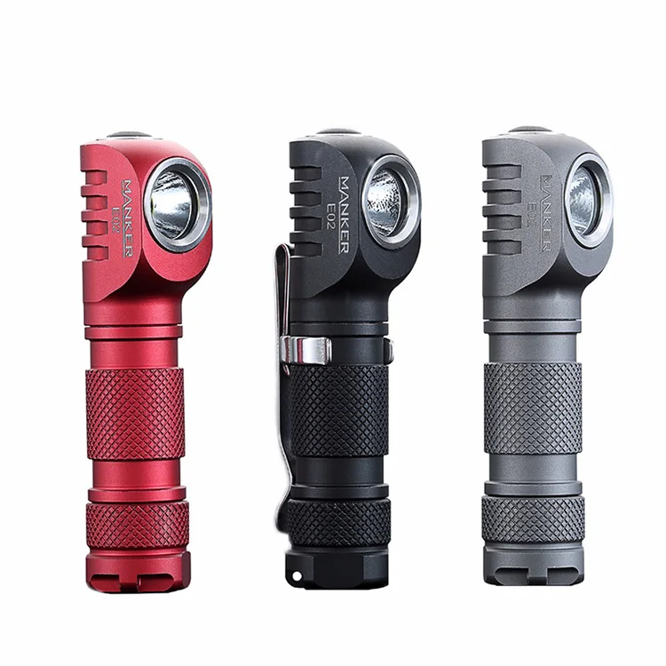 Manker E02 220 люмен CREE XPG3/180lm Nichia 219C светодиодный светильник-брелок мини EDC светодиодный светильник-вспышка с реверсивным зажимом и магнитным хвостом