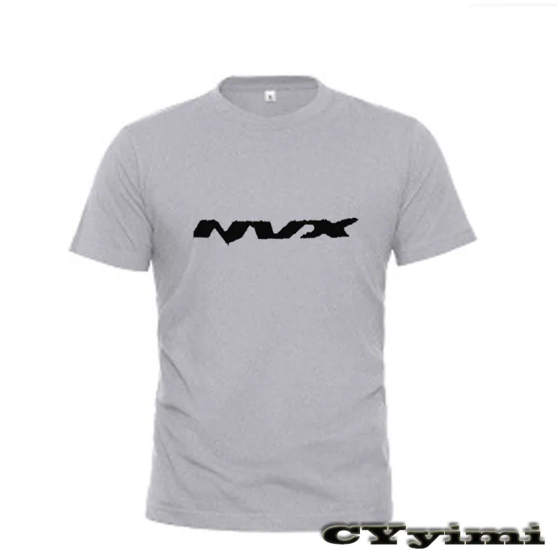 

For Yamaha NVX155 Aerox155 T Shirt Men New LOGO T-shirt 100% Cotton Summer Short Sleeve Round Neck Tees Male