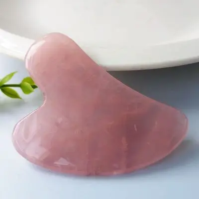 Natural hibiscus jade scraping plate powder crystal lady beauty thin face detoxification natural health gift | Украшения и