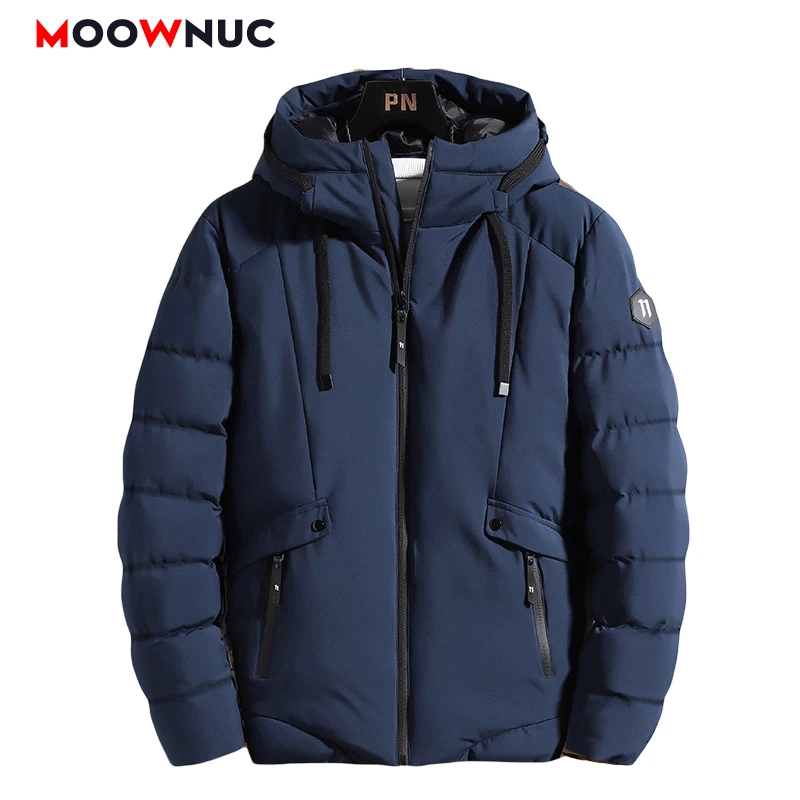 Мужская модная куртка 2022 головные уборы повседневные парки зимняя плотная