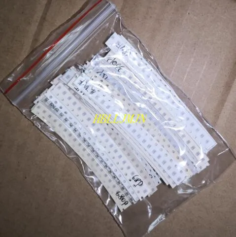 0805 SMD Керамика конденсатор с алюминиевой крышкой, набор сортированных 1pF~ 10 мкФ, 36values* 20 штук = 7 20 штук Образцы комплект электронный Diy kit
