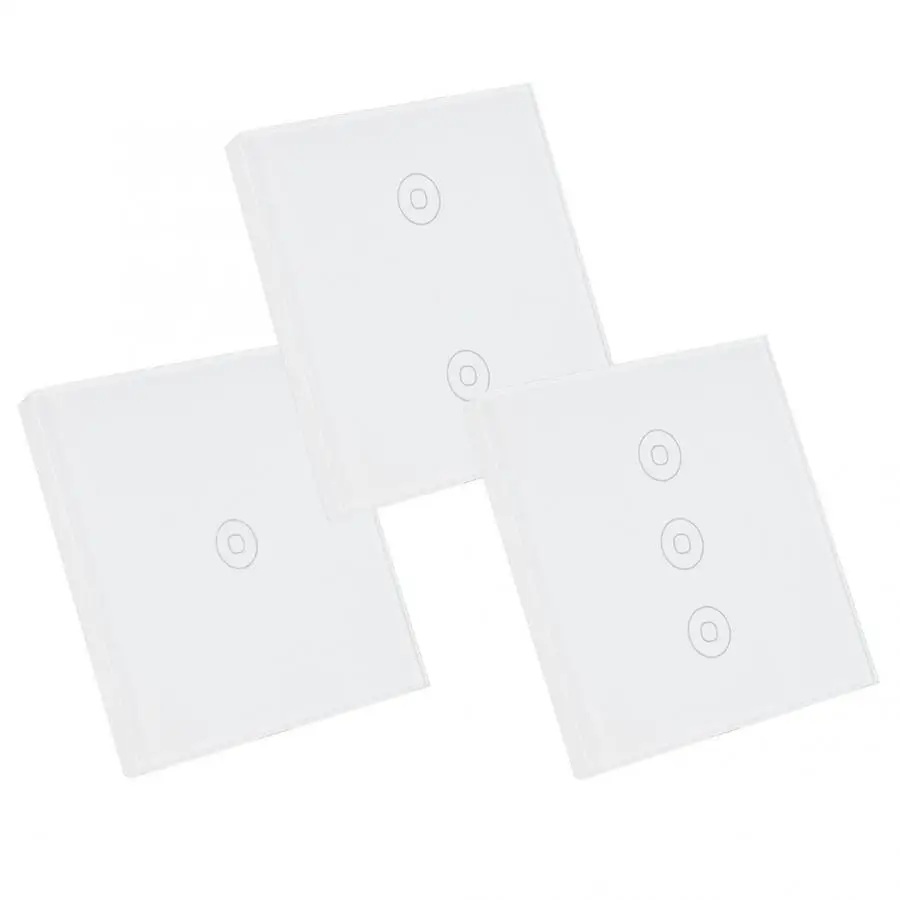 Смарт WiFi настенный сенсорный переключатель RF Голосовое управление панель для Alexa