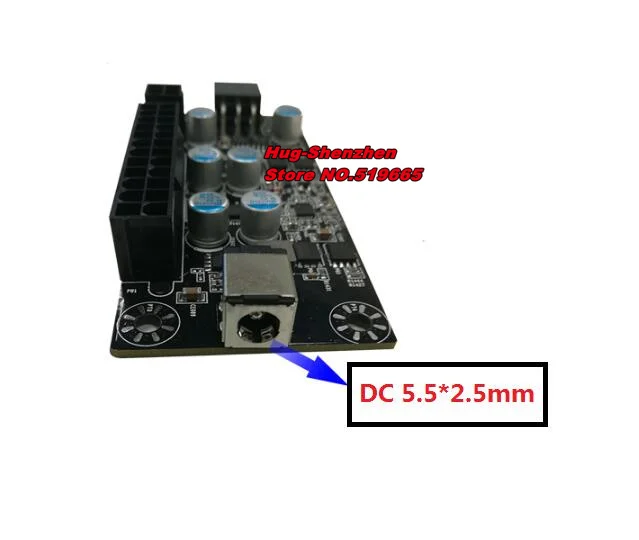 PCI-E 6pin cpu 4Pin 24pin DC ATX PSU 12V DC вход 250W выходной переключатель DC-DC ATX Pico PSU MINI ITX PC источник питания для компьютера