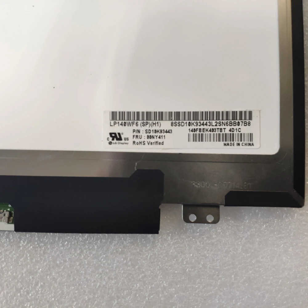 14-дюймовый IPS ЖК-экран Φ SPH1 дисплей панель монитора для ноутбука Lenovo 00NY411 1920X1080