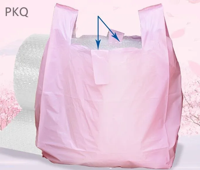 20 шт. Большая пластиковая сумка для покупок с ручкой|Подарочные сумки и упаковка|