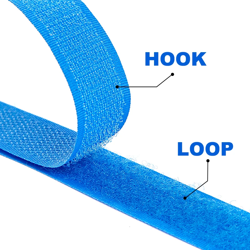 1 м/пара 20 мм красочная застежка лента крючок и петля Velcros клейкие полоски крючки