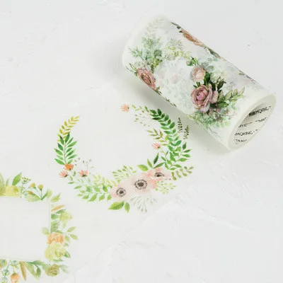 

Flowers Garden Wide Washi Tape High Quality Masking Tape Gift 90mm*5M