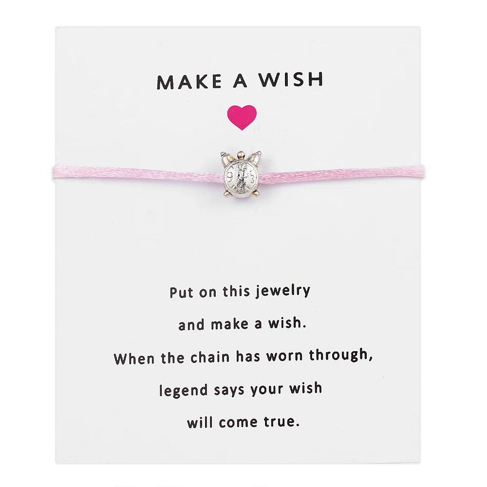 Серебряный милый будильник MAKE A WISH 2 series подвеска ювелирные изделия розовый цвет
