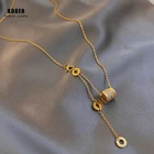 Новинка 2021, Классическая инкрустированная циркониевая Талия, цепочка до ключиц, роскошное женское ожерелье для свадебной вечеринки